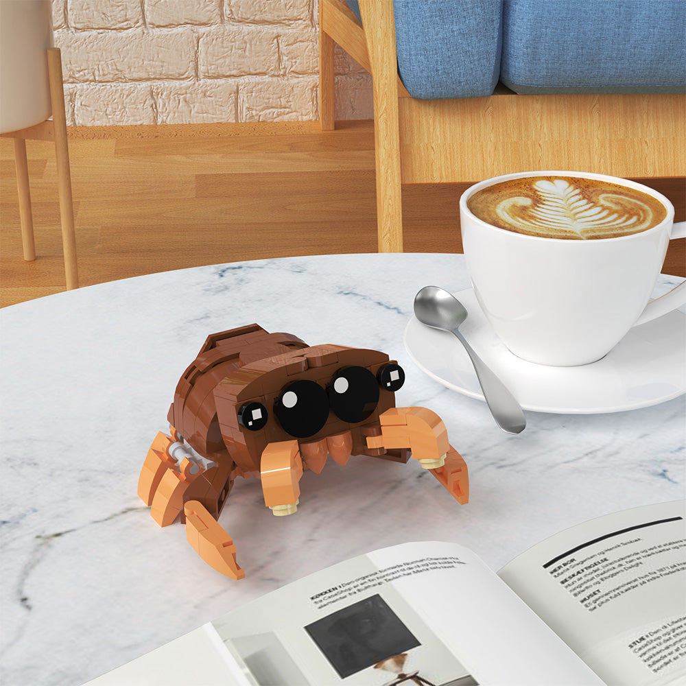 MOC Lucas And Findley from Lucas the Spider building blocks kit with compatible bricks