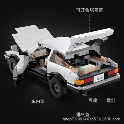 CADA 61024 Technic Initial D 25th Anniversary AE86 1:12 Electric remote control car Building Blocks 1324pcs Ship From China