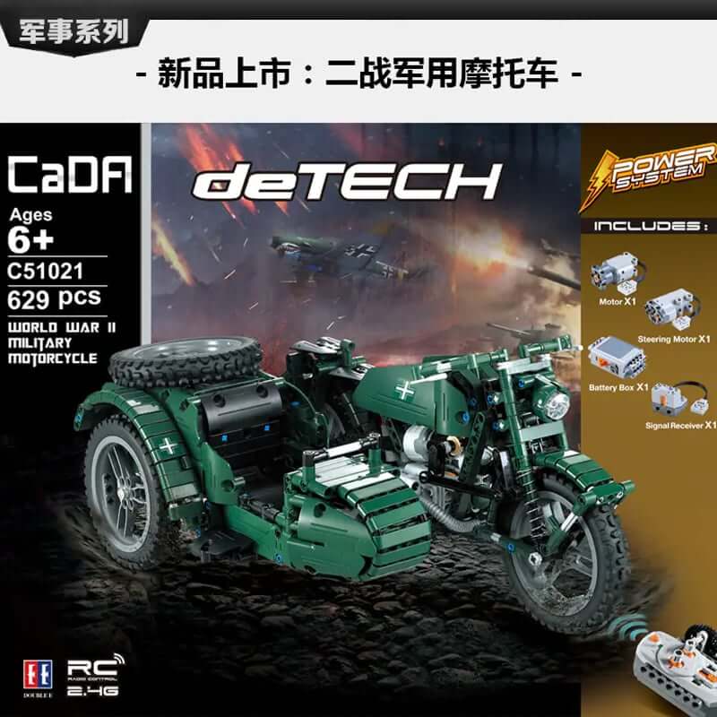 CADA C51021 World War II Military Three Wheeled Motorcycle