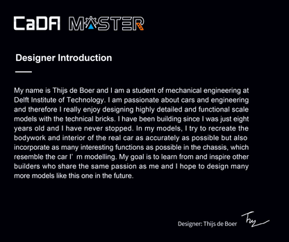 CADA C61041 MOC 39933 Lamborghini Centenario Light Blue Cepheus Hypercar 1 8