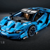 CADA C61041 MOC 39933 Lamborghini Centenario Light Blue Cepheus Hypercar 1 8