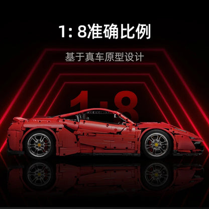 CADA C61042 MOC The 2020 Ferrari 488 Pista by brunojj1 1 8