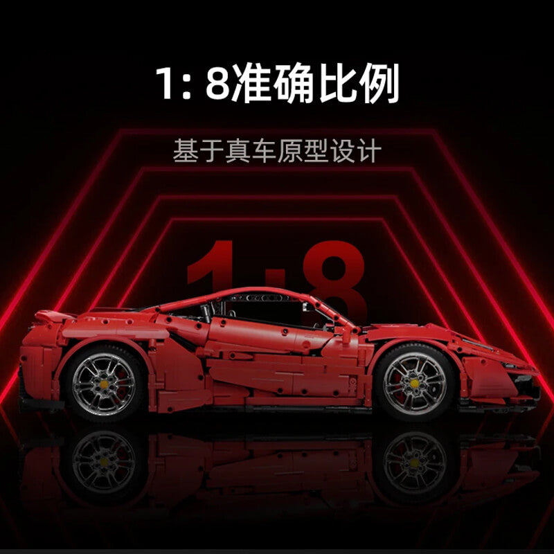 CADA C61042 MOC The 2020 Ferrari 488 Pista by brunojj1 1 8