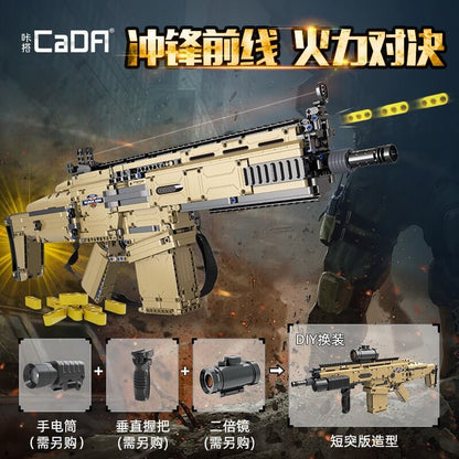CADA C81021 FN SCAR 17S assault rifle