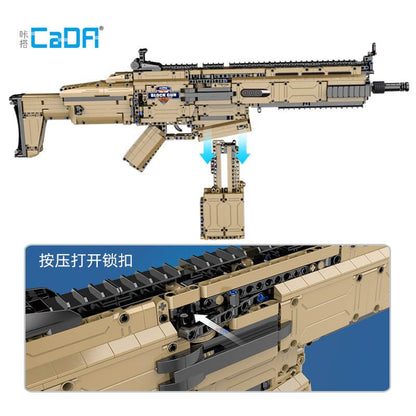 CADA C81021 FN SCAR 17S assault rifle