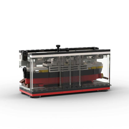 CP-70 MOC Mini Bricks Titanic cruise ship with display box 303pcs Kids Toys from China