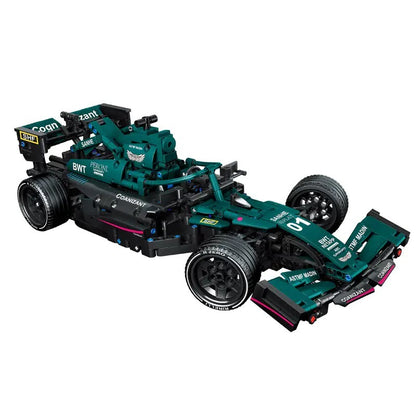 CaCo C014 MOC Technical Green - Formula 1 Optional Motor Racing cars Model Building blocks 1089pcs bricks from China.