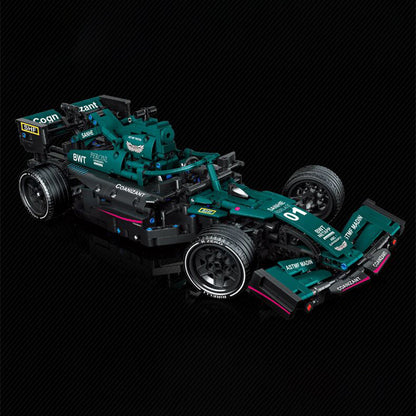 CaCo C014 MOC Technical Green - Formula 1 Optional Motor Racing cars Model Building blocks 1089pcs bricks from China.