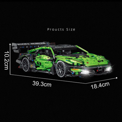 CaCo C019 Technic Moc Static version Dynamic version Racing Sports Car Building Blocks 1644pcs Bricks Toys From China.