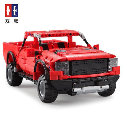 CADA C51005 549Pcs 2.4Ghz Remote Control Cars Toy SUV Electric Red Pickup Trucks Vehicle Building Blocks Toys From China