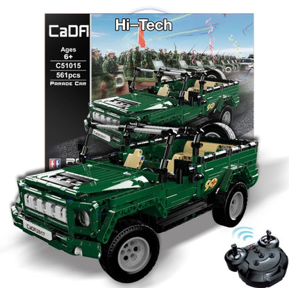 CADA C51015 Technic Series Military Remote Control RC Jeep Truck Car Building Blocks Toys 561Pcs from China