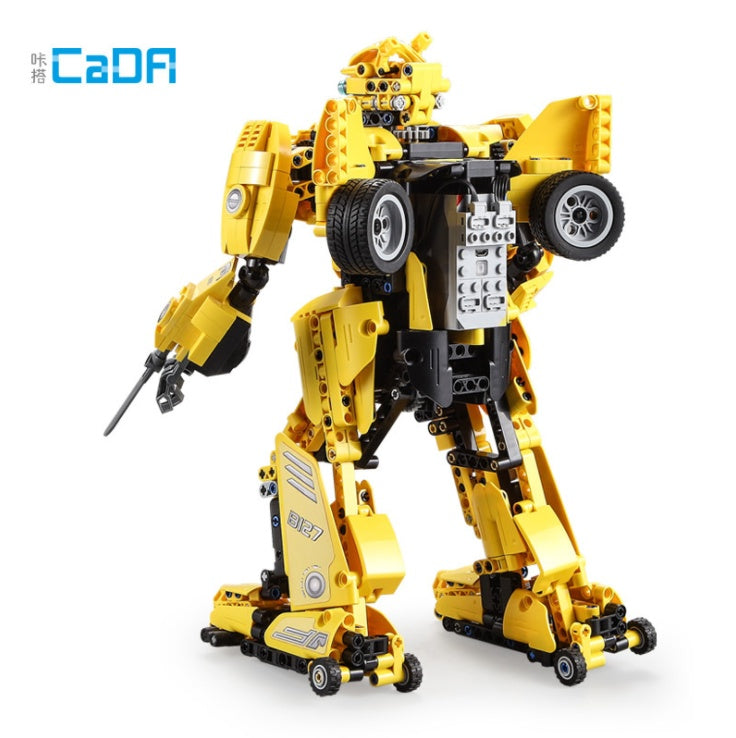 CADA C51029 1124Pcs Modified Royal Bee Deformed Car Remote Control Building Block Bricks Robot Educational Toy From China