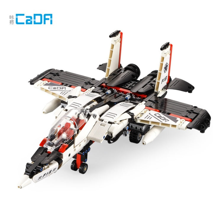CADA C51030 917Pcs 2 in 1 DIY Technic Building Blocks Bricks RC Airplane Robot Fighter Glider Model Toy For Children Gifts From China