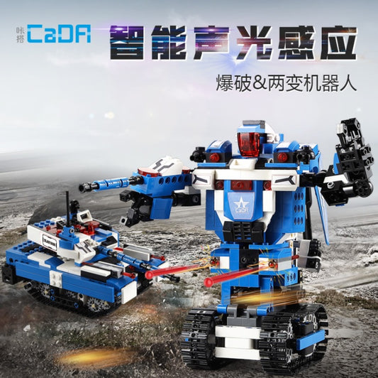 CADA C51038 604Pcs DIY Blasting-Robot Tank Blasting Series Blocks Technic Educational Building Blocks Toy For Children  From China