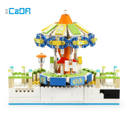 CADA C51046 685PCS Girl Music Carousel Model Building Block Toy  From China