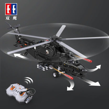CADA C61005 Technic Remote control WZ-10 Helicopter building blocks 990pcs bricks Toys For Gift ship from China
