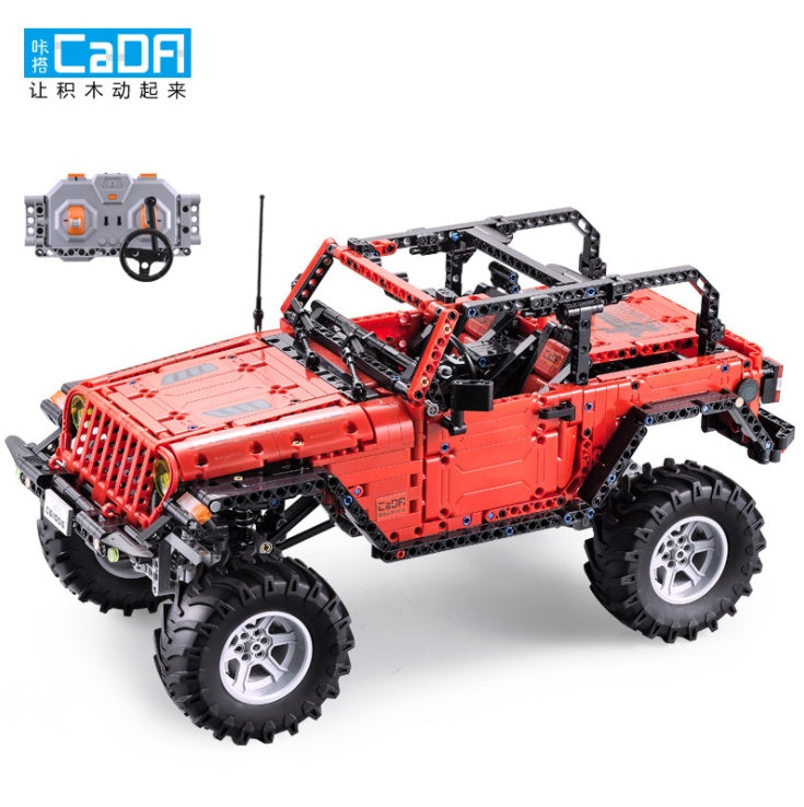 CADA C61006 1941Pcs Techinic Series RC 2.4G Jeep  Rubicon Building Blocks Battery Motor Vehicle Bricks Toys for Kids From China