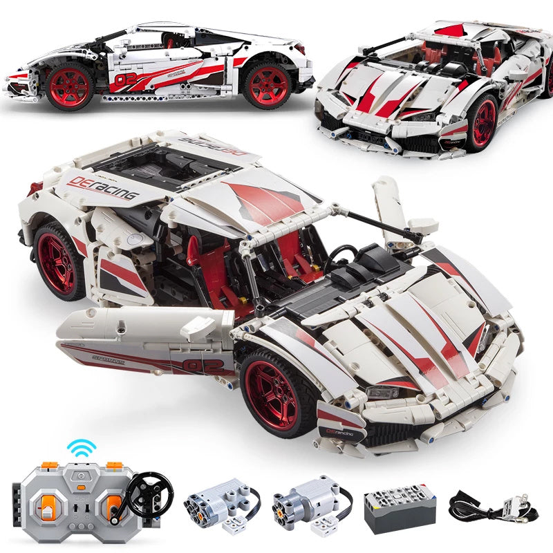 CADA C61018 1696PCS Lambor ghinied  Huracan LP 610 Super-Car Building Blocks Toy From China