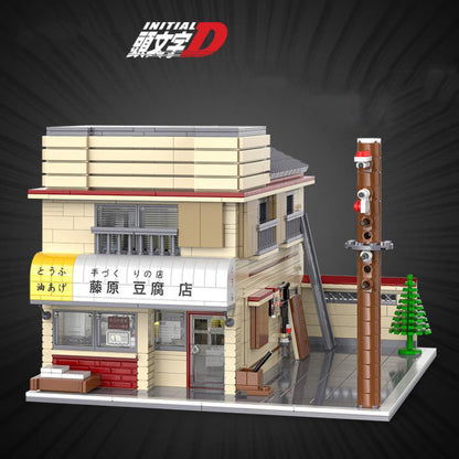 CADA C61031 Movie & Game INITIAL D TOUFU Shop Building Blocks 1908pcs Bricks Ship From Europe 3-7 Day Delivery