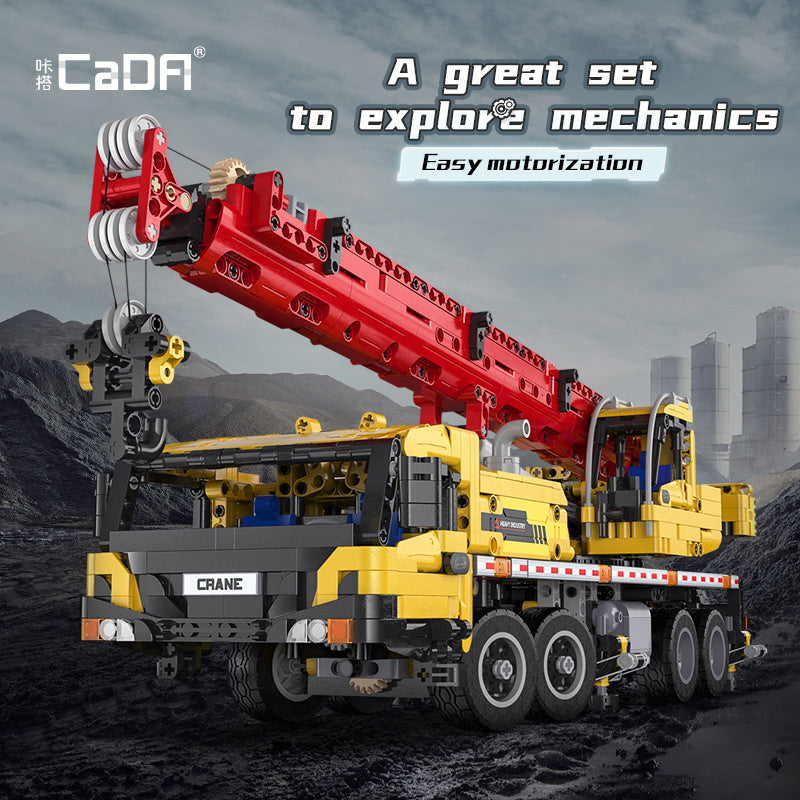 CADA C61081 Technic Functional Remote Control Crane Truck Building Blocks 1831pcs Bricks Toys From Europe 3-7 Days Delivery