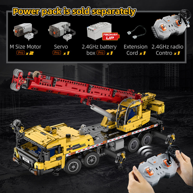 CADA C61081 Technic Functional Remote Control Crane Truck Building Blocks 1831pcs Bricks Toys From Europe 3-7 Days Delivery