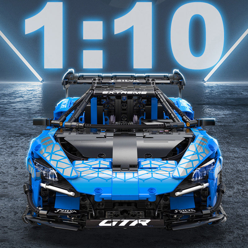 CADA C63003 MOC Building blocks  Dark Knight GTR McLaren Senna 2088pcs remote control car bricks toy from China.