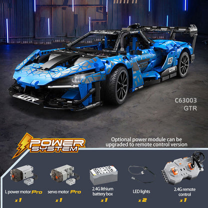 CADA C63003 MOC Building blocks  Dark Knight GTR McLaren Senna 2088pcs remote control car bricks toy from China.