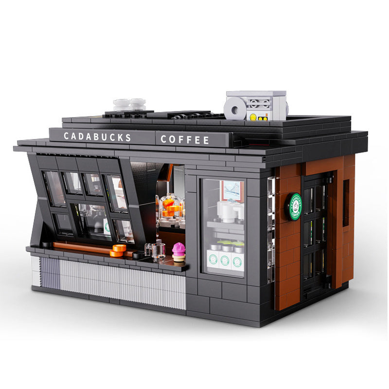 CADA C66005 Coffee Shop 768PCS Building Blocks Cafe DIY Bricks Toys USB Lights Included  from China Delivery.