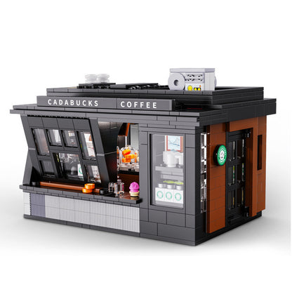 CADA C66005 Coffee Shop 768PCS Building Blocks Cafe DIY Bricks Toys USB Lights Included  from China Delivery.