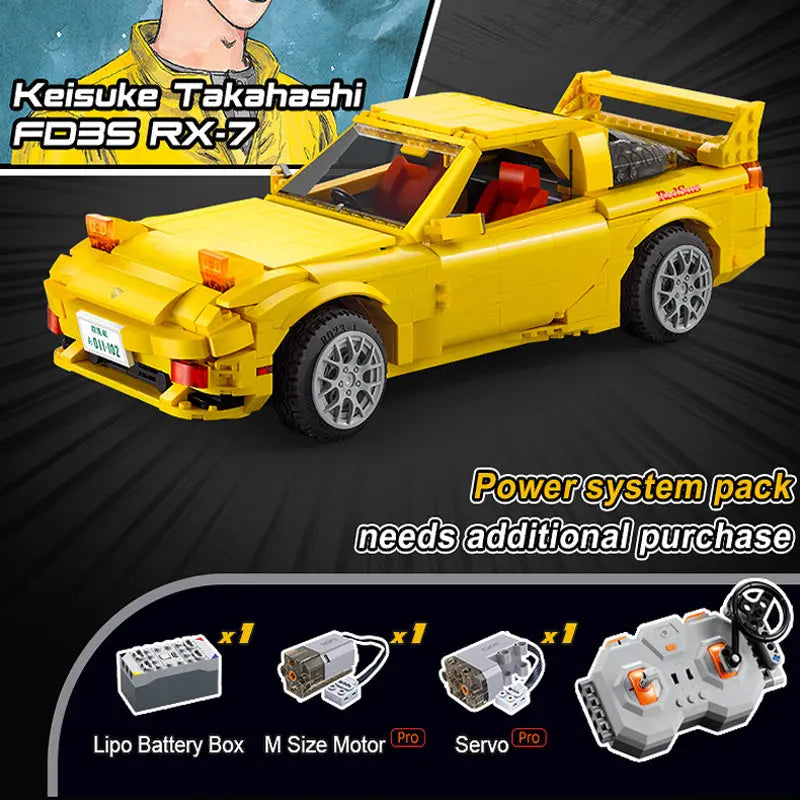 CaDA Initial D 1:12 Mazda RX-7 FD3S C61023W