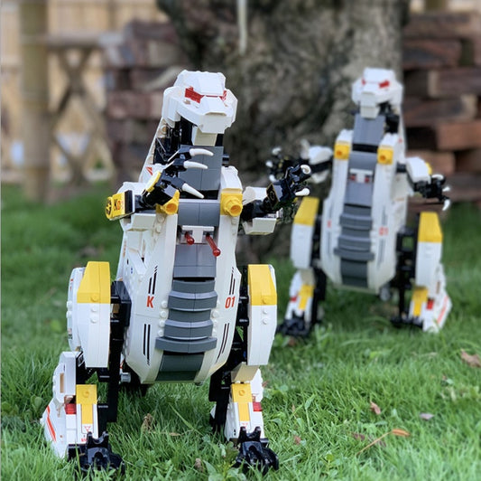 CADA 51063 King Dinosaur Remote Control Small Particles Children Assembled Building Block Toy Technology From China