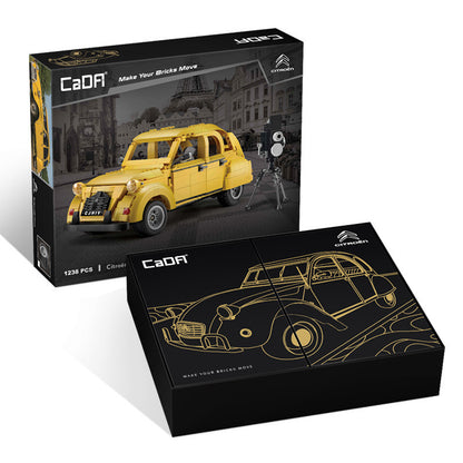 CADA 61026 Technic Citroën 2CV 1:12 Building block model 1235pcs Toys For Gift ship from China