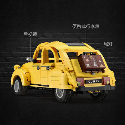 CADA 61026 Technic Citroën 2CV 1:12 Building block model 1235pcs Toys For Gift ship from China