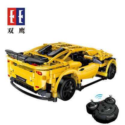 CADA C51008  419pcs DoubleE Electric Remote Control Building Block Car Series Super Car Racing Toy Gift From China