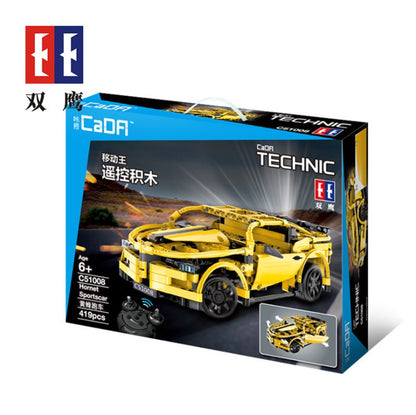 CADA C51008  419pcs DoubleE Electric Remote Control Building Block Car Series Super Car Racing Toy Gift From China