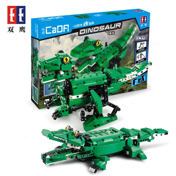 CADA C51035 435PCS Technic Remote Control Blast Dragon & Crocodile Children's Building Block Toys From China