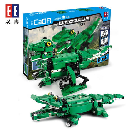 CADA C51035 435PCS Technic Remote Control Blast Dragon & Crocodile Children's Building Block Toys From China