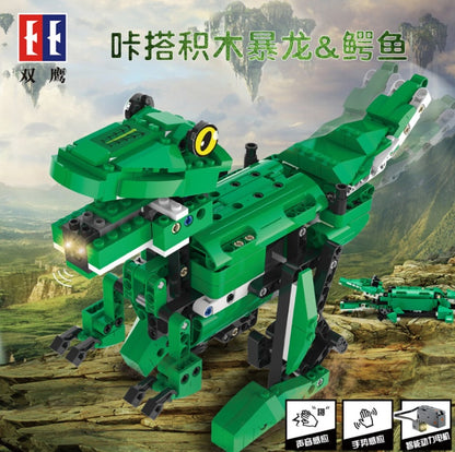 CADA C51035 435PCS Technic Remote Control Blast Dragon & Crocodile Children's Building Block Toys From China