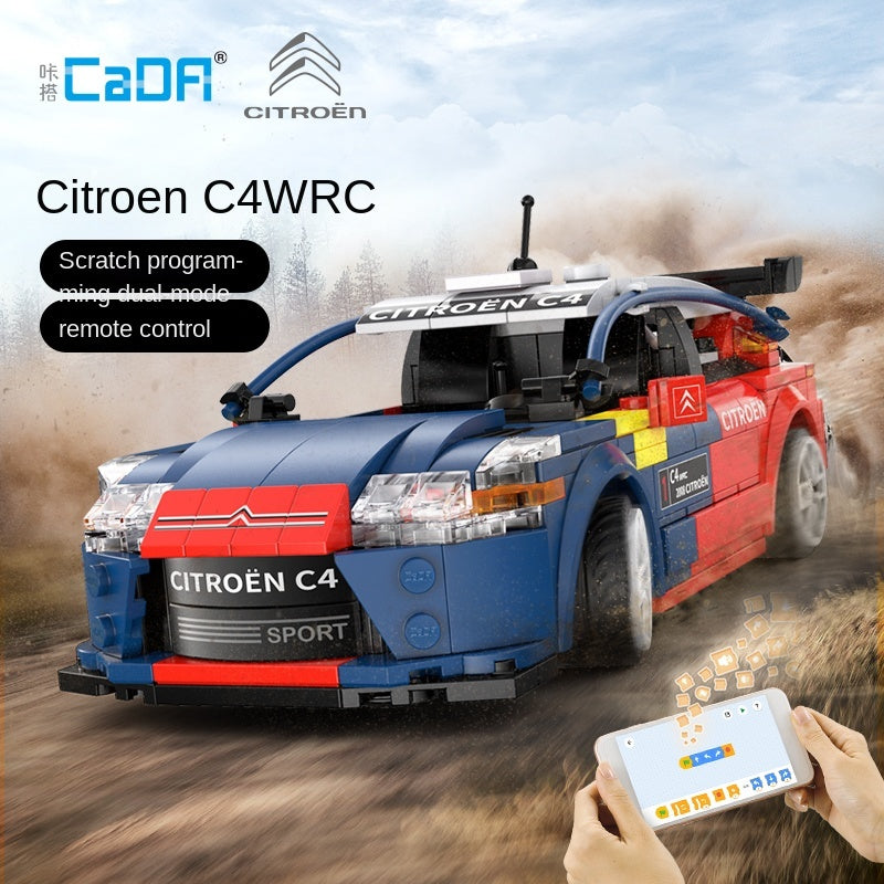 CADA C51078 MOC Technic Remote Control 2008 "Citroen "C4 WRC Building Blocks 329pcs Bricks Toys Ship From China.