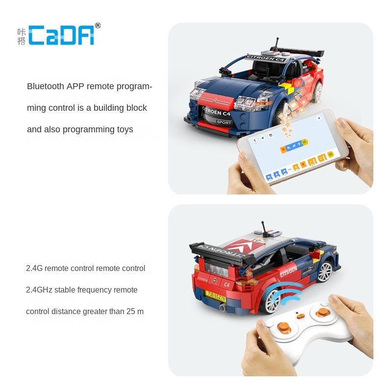 CADA C51078 MOC Technic Remote Control 2008 "Citroen "C4 WRC Building Blocks 329pcs Bricks Toys Ship From China.