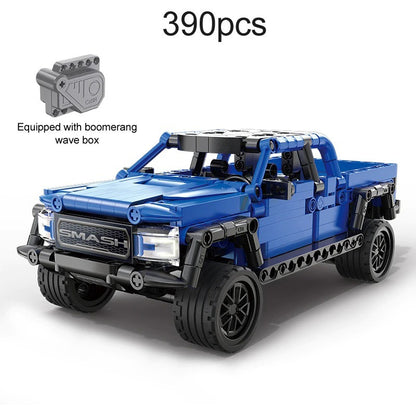 CADA C52029 MOC Technical Car Model 1:18 Buiding Blocks 390pcs Smash Off-Roader without Motor toys ship from China.