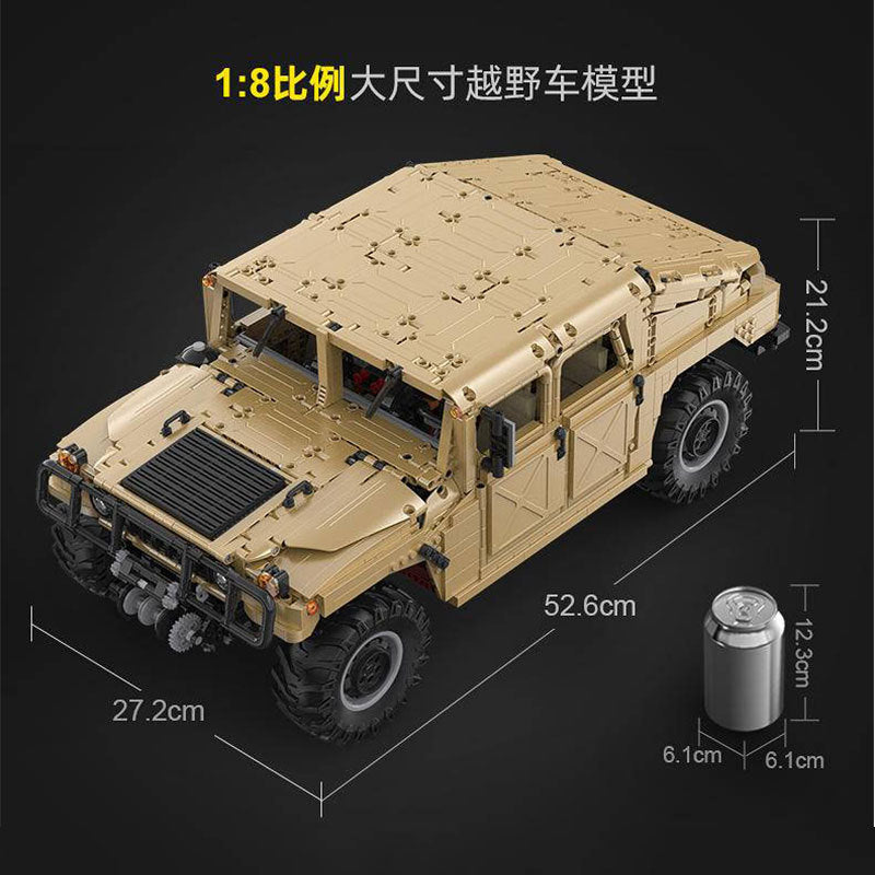 CADA C61036 High-Tech Series HUMVEE Building Blocks 3935pcs Bricks Toys Model With Motor Ship From Europe 3-7 Days Delivery