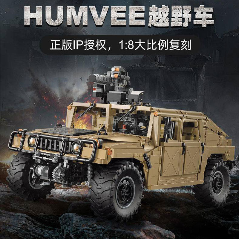 CADA C61036 High-Tech Series HUMVEE Building Blocks 3935pcs Bricks Toys Model With Motor Ship From Europe 3-7 Days Delivery