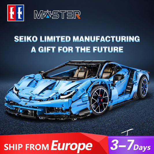 CADA C61041 Technic Mad Cow Racing Car Centenario 1:8 Hypercar Building Blocks 3842pcs Bricks Static Version Ship From Europe 3-7 Days Delivery