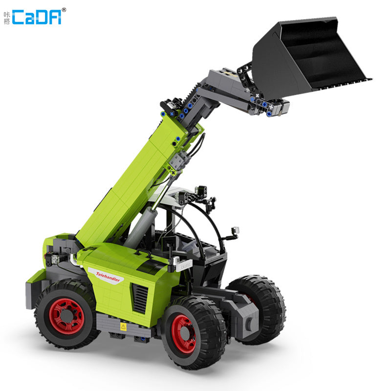 CADA C61051 MOC Technic Multi-function Loader 1:17 Building Blocks Remote Control 1469PCS Bricks Toys From China.