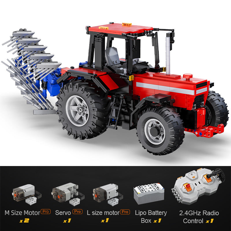 CADA C61052W Technical Farm Tractor 1:17 Remote Control Model Building Blocks 1675pcs From Europe 3-7 Days Delivery