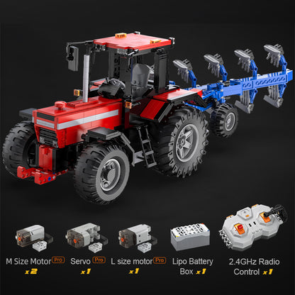 CADA C61052W Technical Farm Tractor 1:17 Remote Control Model Building Blocks 1675pcs From Europe 3-7 Days Delivery