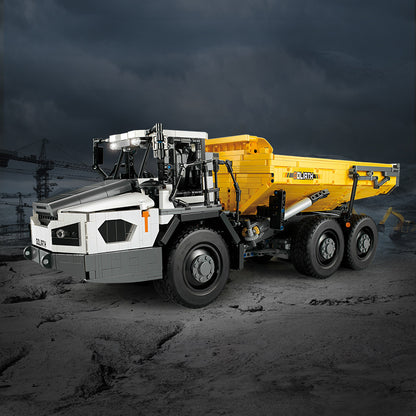 CADA C61054 Moc Technical 1:17 Articulated Dump Truck Car Model 3067pcs building blocks toys with Motor ship from China.