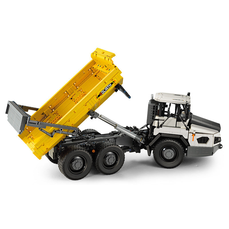 CADA C61054 Moc Technical 1:17 Articulated Dump Truck Car Model 3067pcs building blocks toys with Motor ship from China.