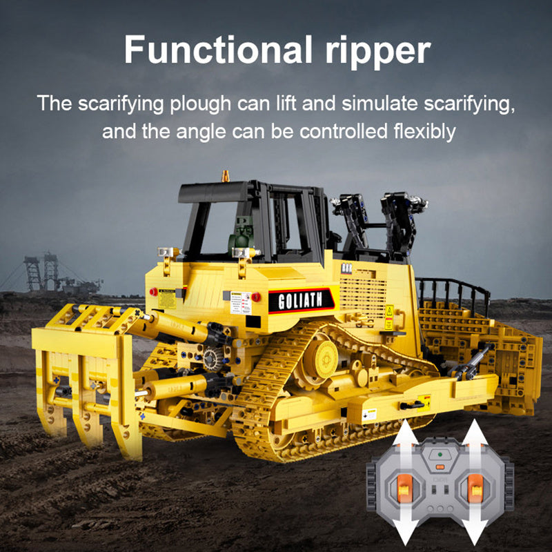 CADA C61056 MOC Technical Heavy Bulldozer Car Model 2826pcs Building Blocks Toys with Motor From Europe 3-7 Days Delivery